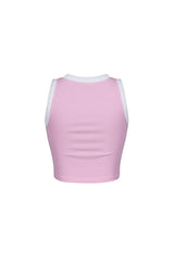 Lois Cherry Graphic Crop Top