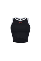 Lois Cherry Graphic Crop Top