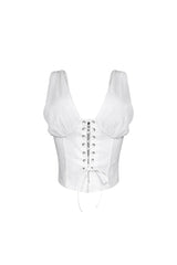 Hiroko Timeless Lace Up Vest