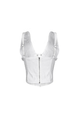 Hiroko Timeless Lace Up Vest