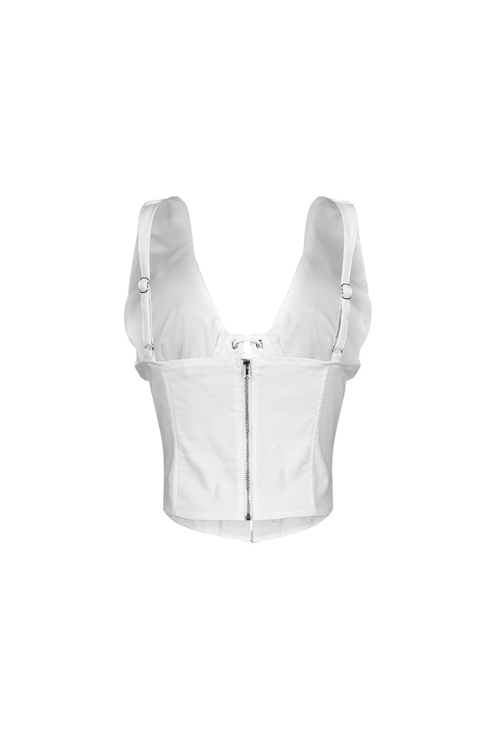 Hiroko Timeless Lace Up Vest
