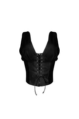 Hiroko Timeless Lace Up Vest