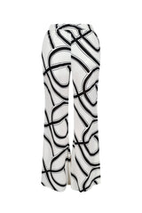 Boho Geometric Print Wide Leg Pants