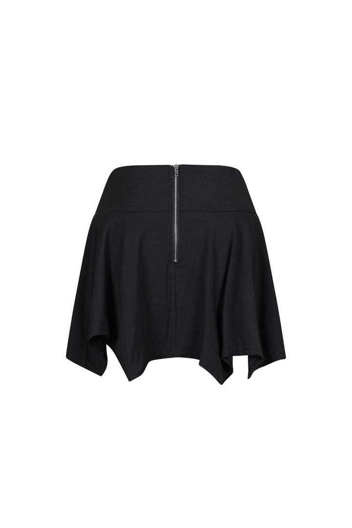 Miho Crisscross Lace Up Mini Skirt