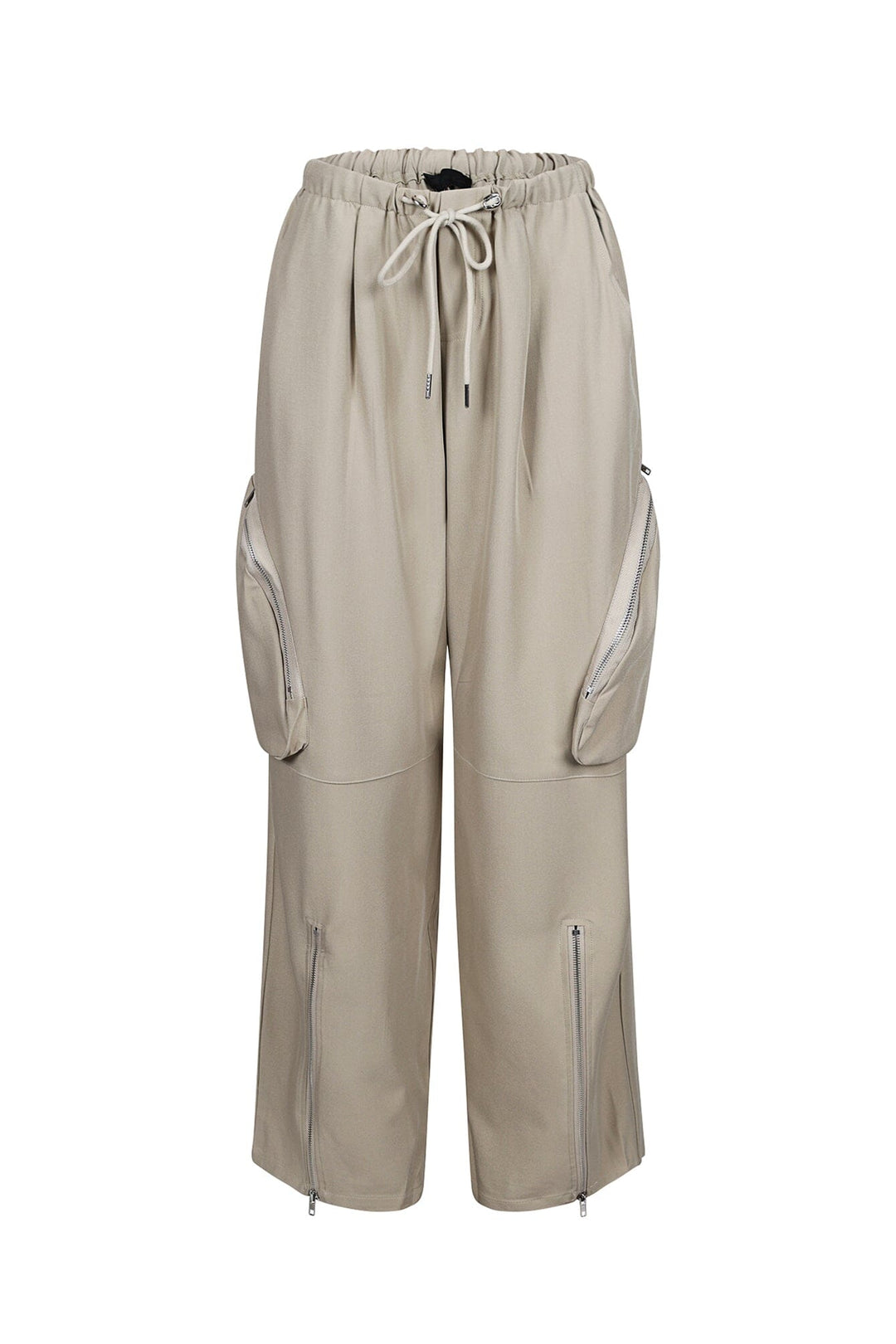 Cecelia Zip Detail Baggy Cargo Pants