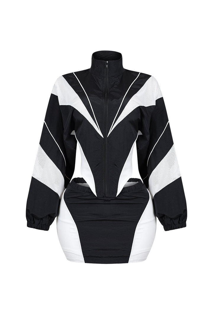 Cookie Nylon Windbreaker &amp; Skirt SET