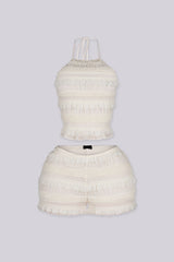 Cloud Kiss Halter Top &amp; Shorts SET