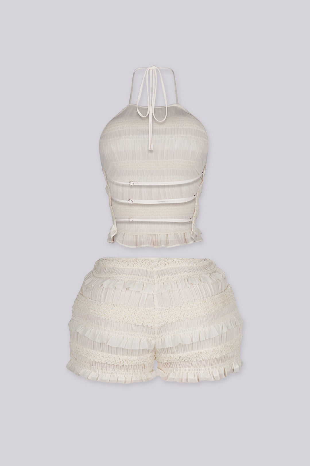 Cloud Kiss Halter Top &amp; Shorts SET