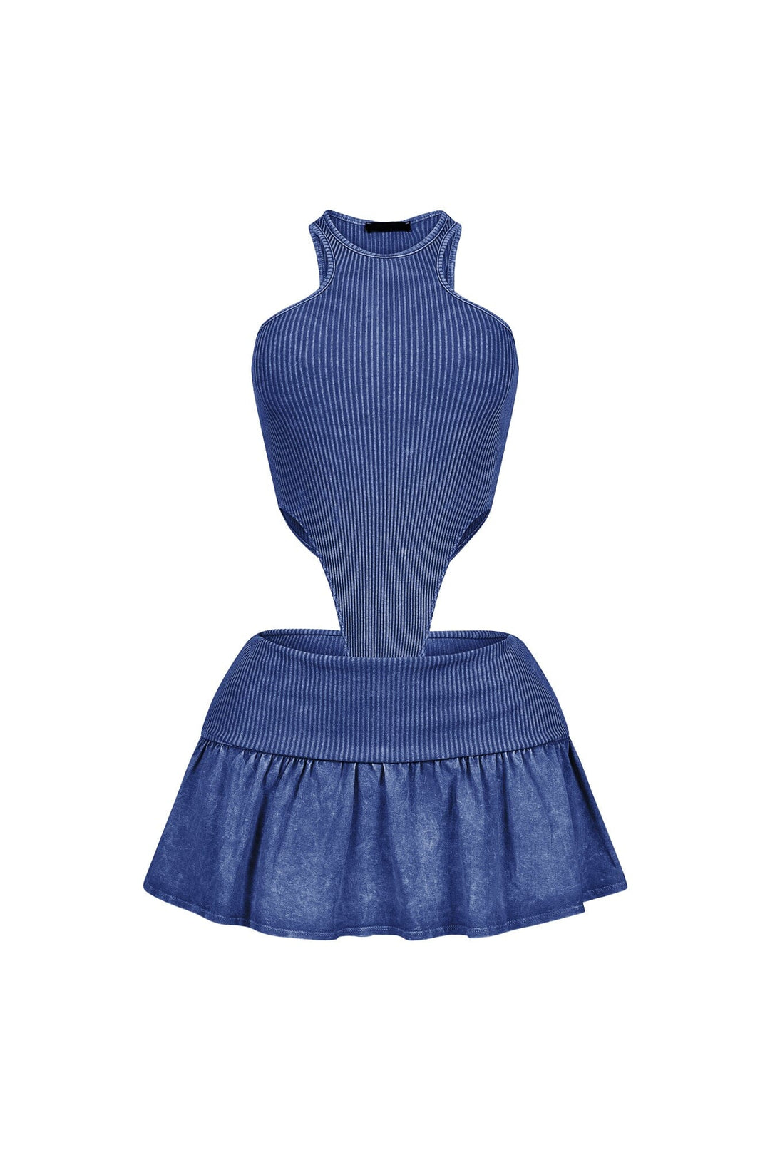 Isabelle Mineral Washed Bodysuit &amp; Skirt SET