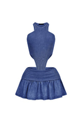 Isabelle Mineral Washed Bodysuit &amp; Skirt SET