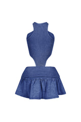 Isabelle Mineral Washed Bodysuit &amp; Skirt SET