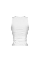 Gam Lace Cutout Ribbed Tank Top