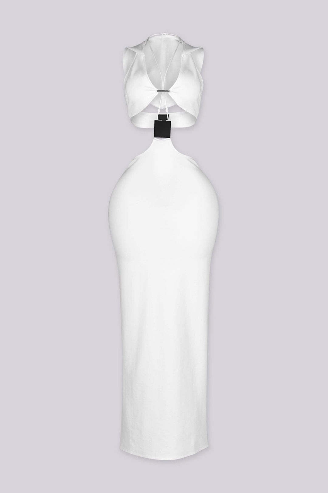 Xanthe Hooded Cutout Midi Dress