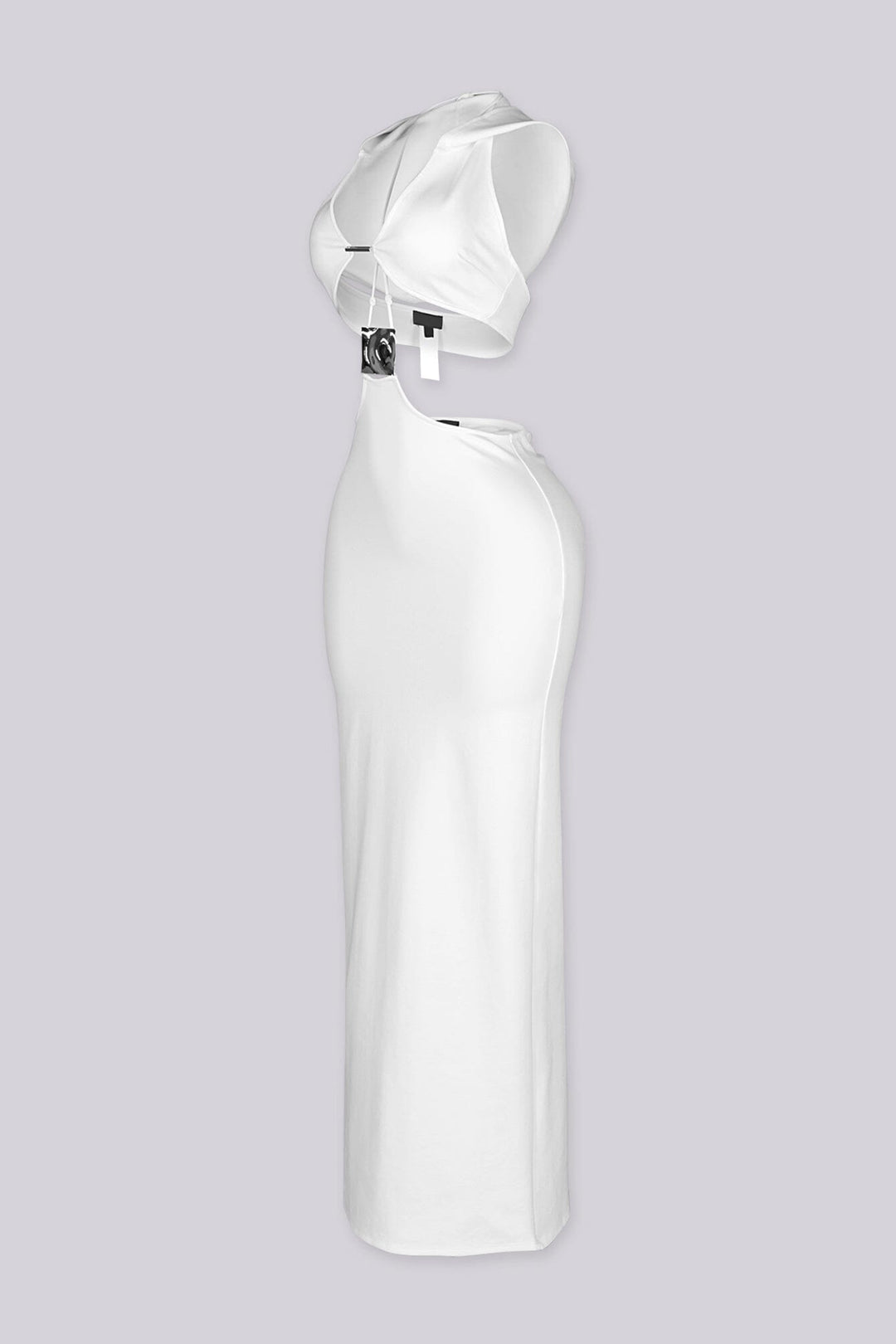 Xanthe Hooded Cutout Midi Dress