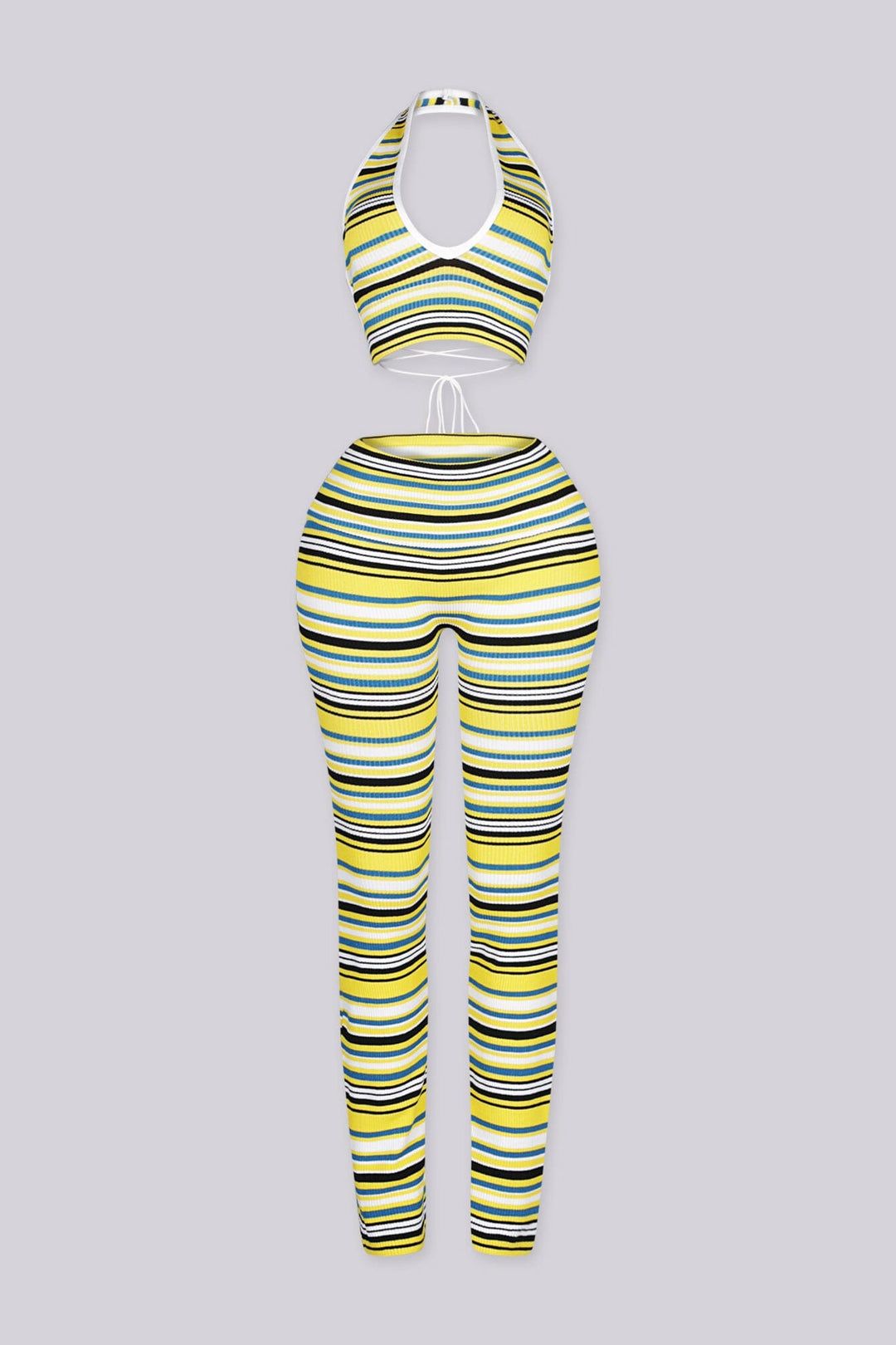 Malibu Stripe Knit Top &amp; Pants SET