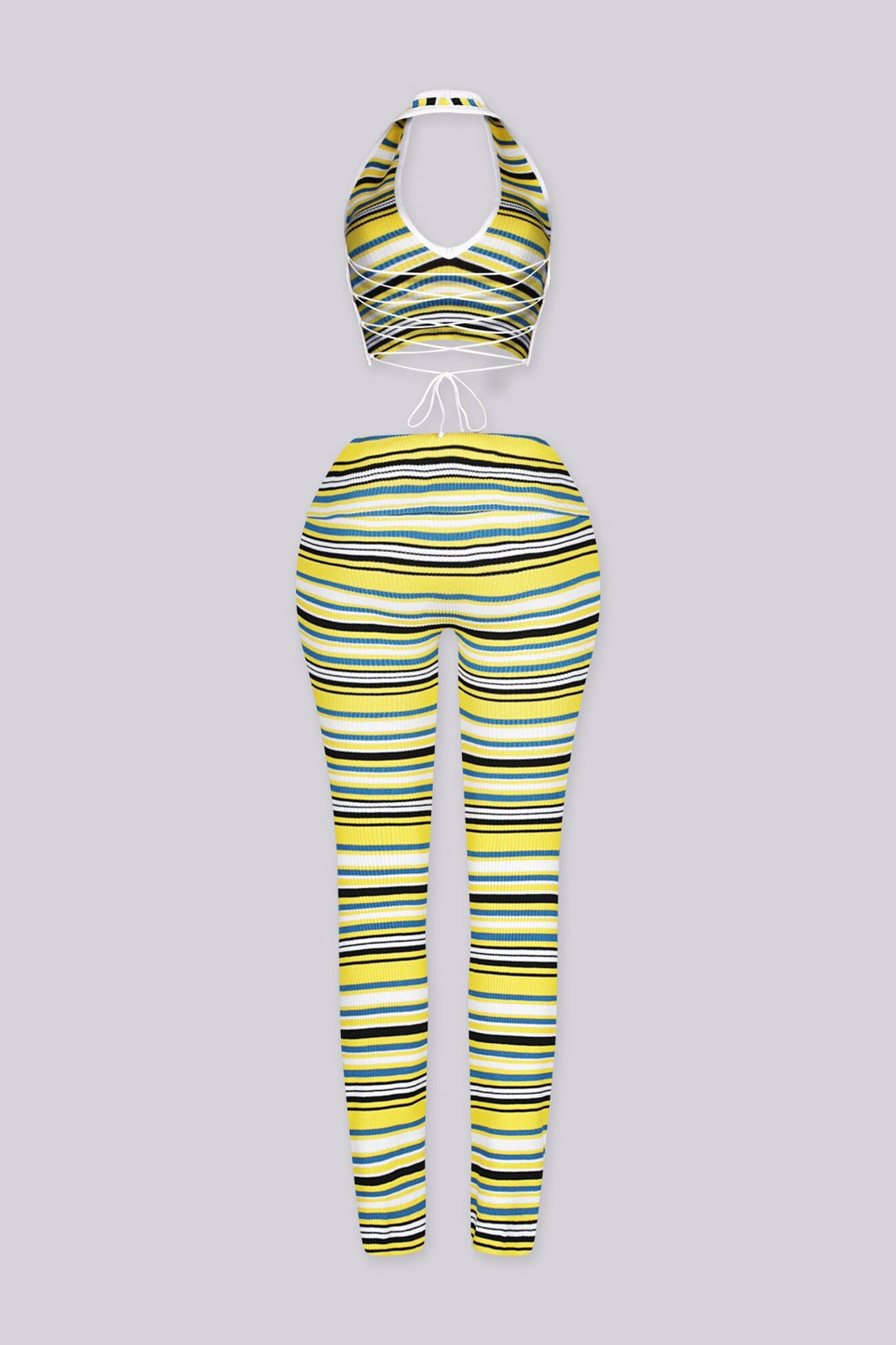 Malibu Stripe Knit Top &amp; Pants SET