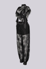 Sinful Sheer Lace Top &amp; Pants SET