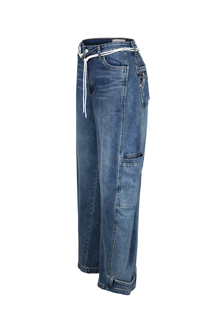 Kanagawa High Waist Baggy Denim Jeans