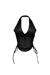 Kona Poplin Corset Halter Top