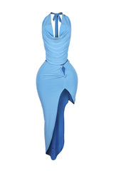 Sora Cowl Neck Halter Top &amp; Skirt SET
