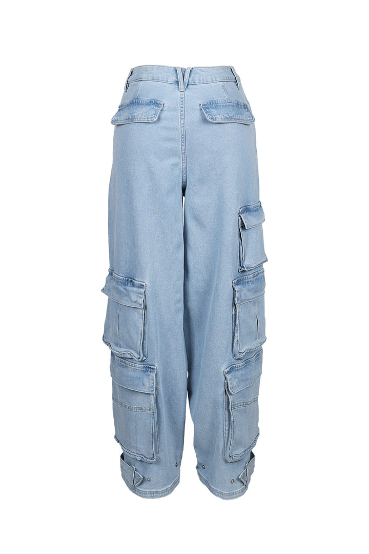 Yokohama High Waist Baggy Denim Jeans