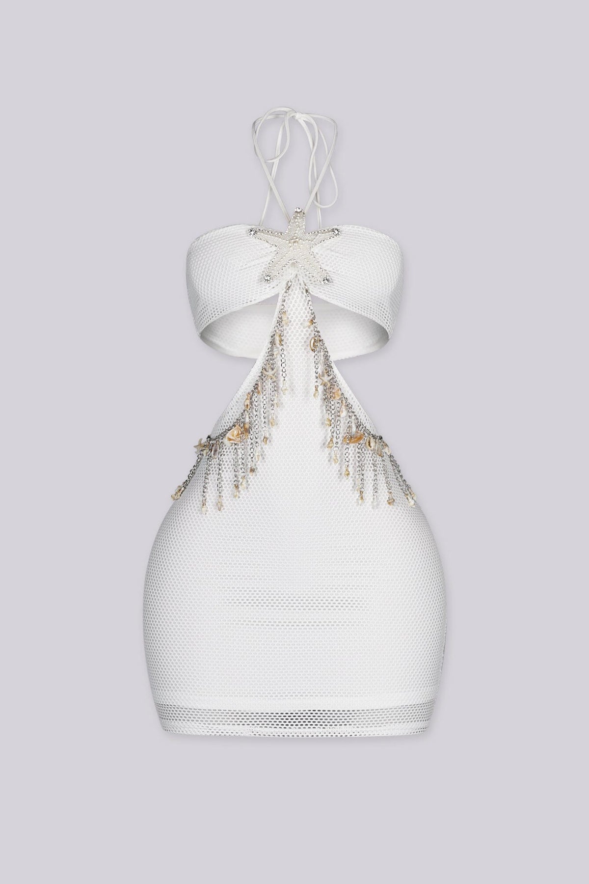 seashell cut out dress Cream Crochet Seashell Cut Out Maxi Dress Hot Miami Styles