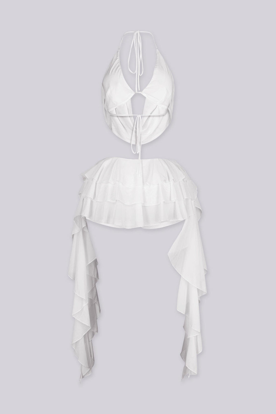 Azula Sheer Top &amp; Skirt SET