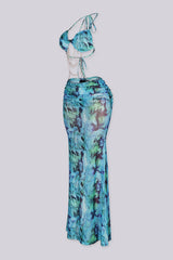 Laguna Marble Mermaid Maxi Dress