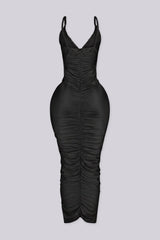 Aurora Gold Chain Midi Dress