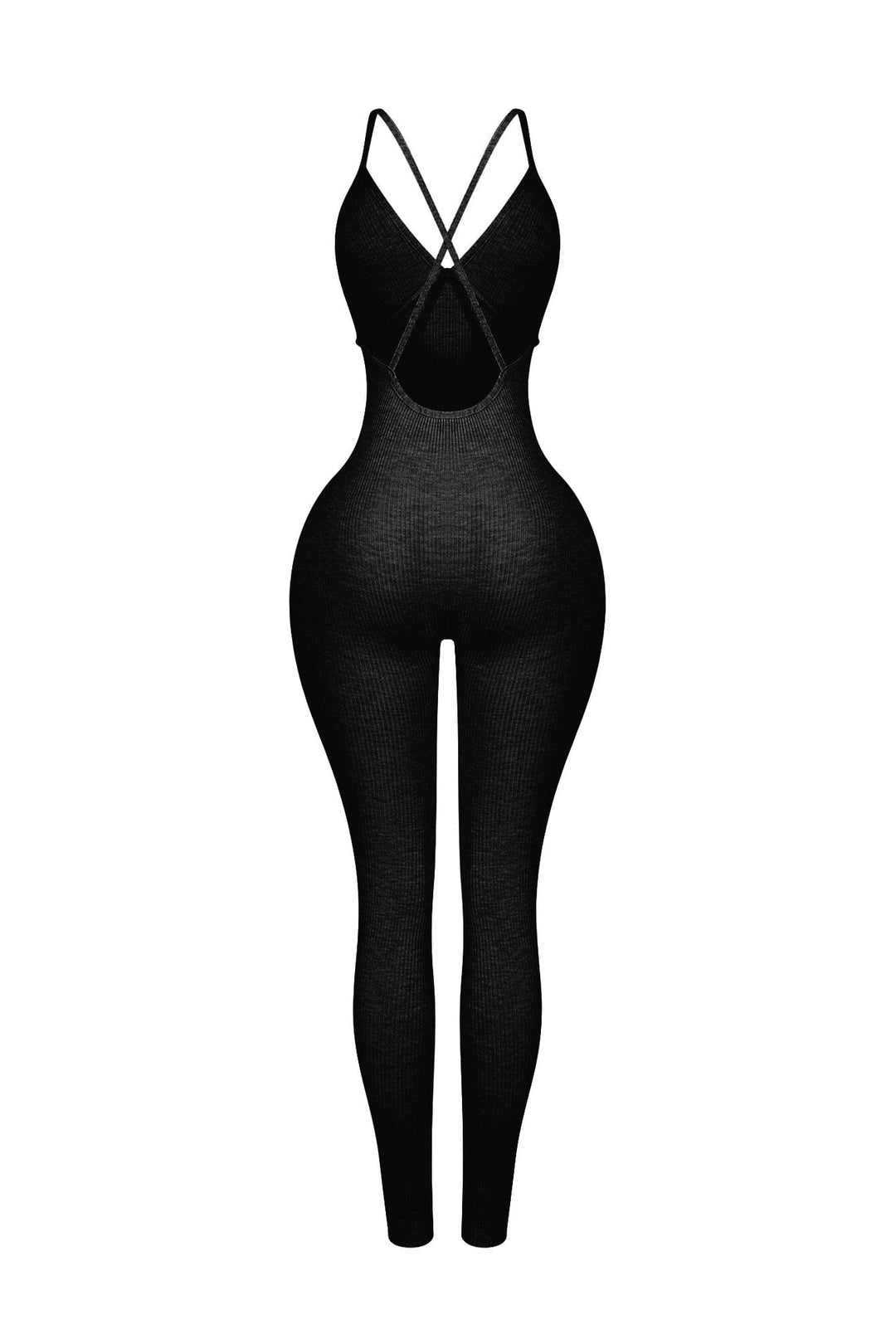Solana Ribbed Knit Bustier Jumpsuit