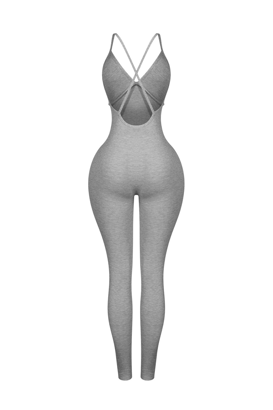 Solana Ribbed Knit Bustier Jumpsuit