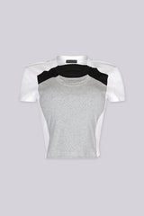 3D Layered Cropped Top
