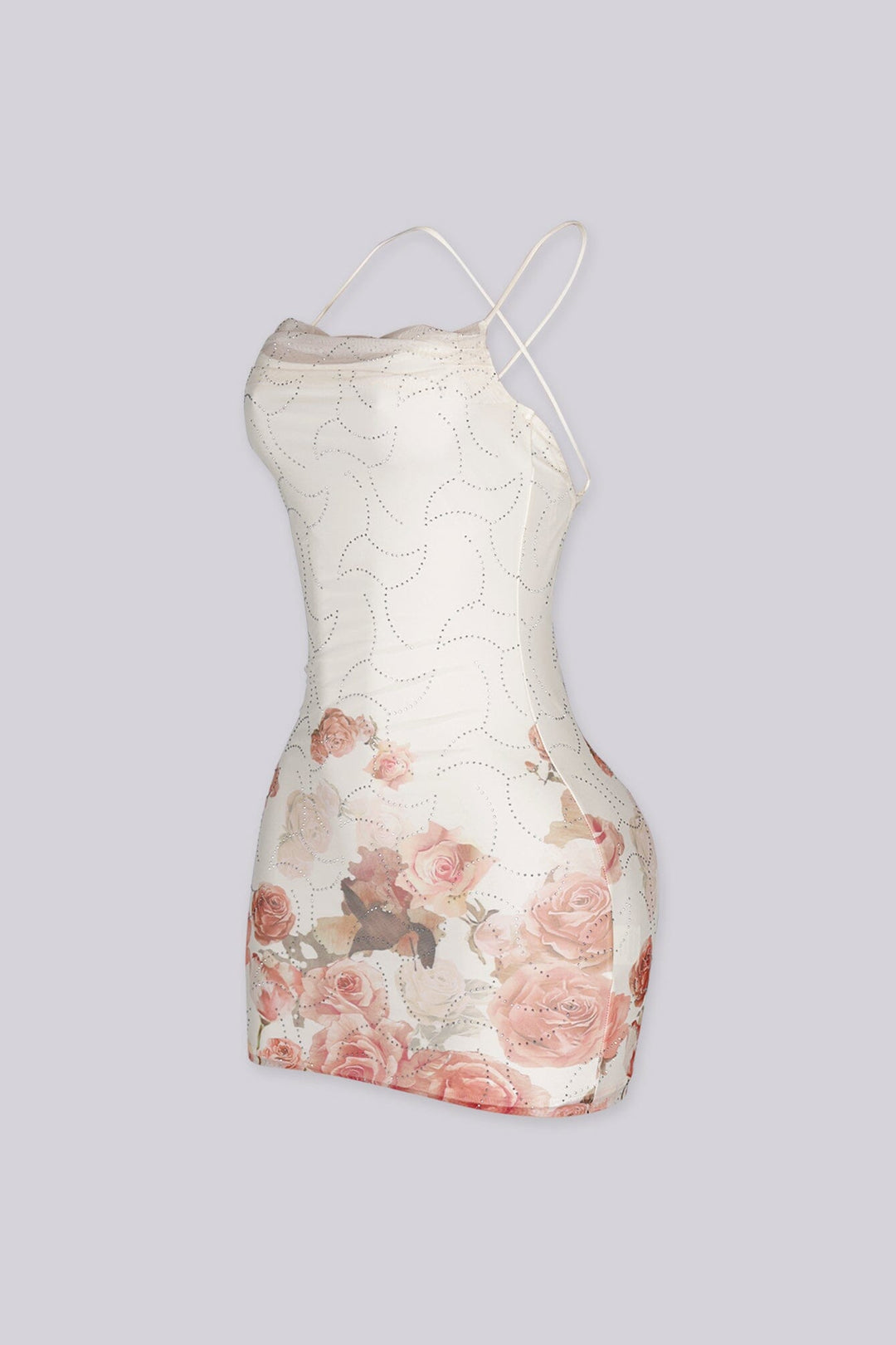 Stardust Rose X-Back Mini Dress