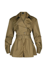 Milano Edge Trench Romper