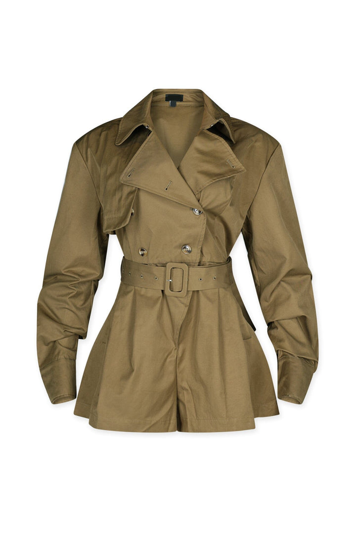 Milano Edge Trench Romper