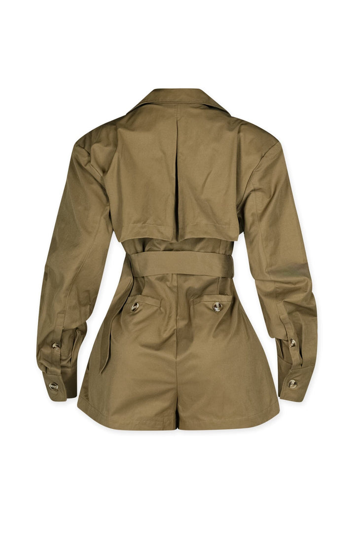 Milano Edge Trench Romper