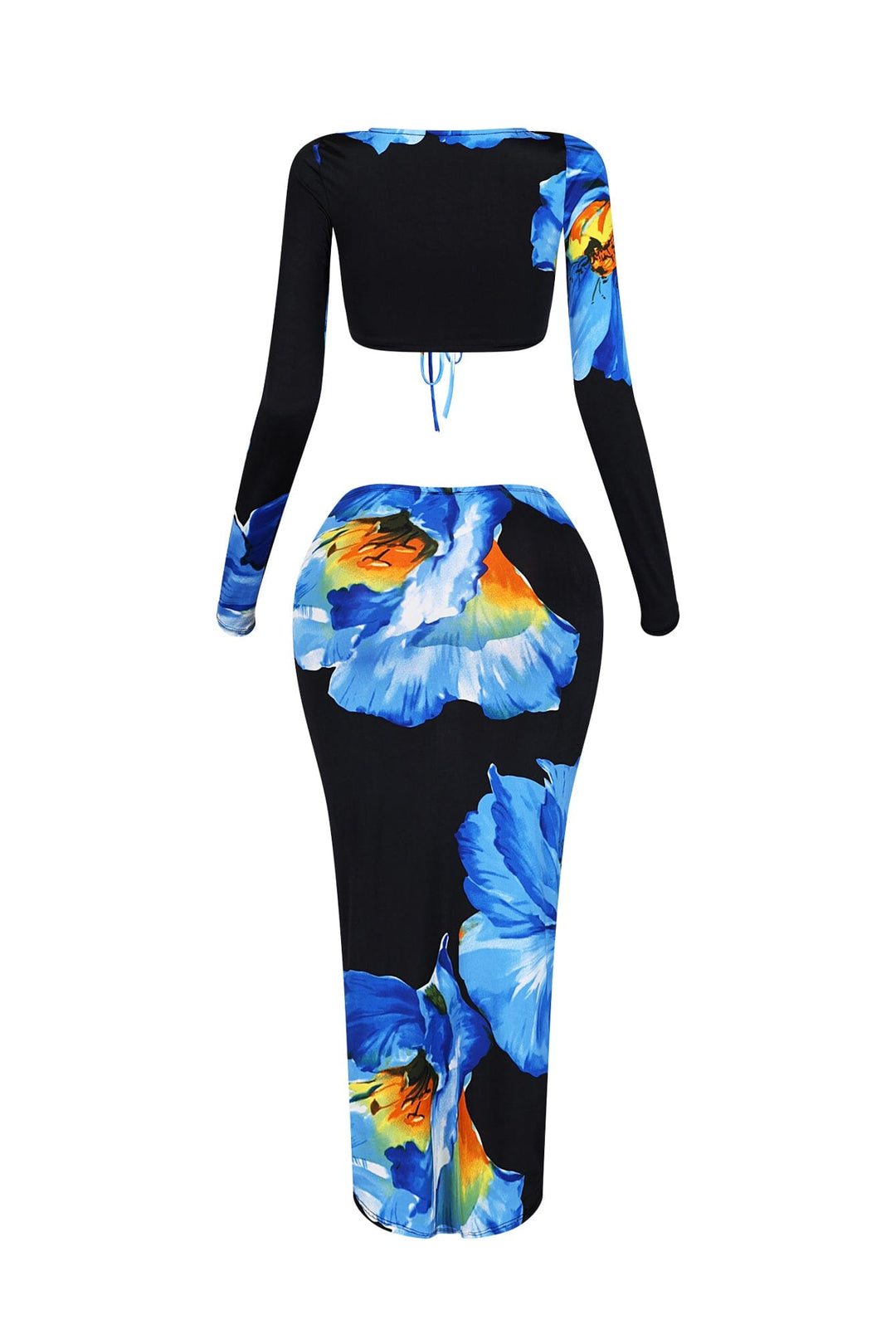 Lake Town Floral Printed Top &amp; Skirt SET