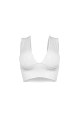 The Baby Ribbed Deep V-Neck Top