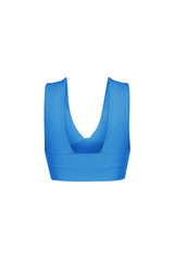 The Baby Ribbed Deep V-Neck Top