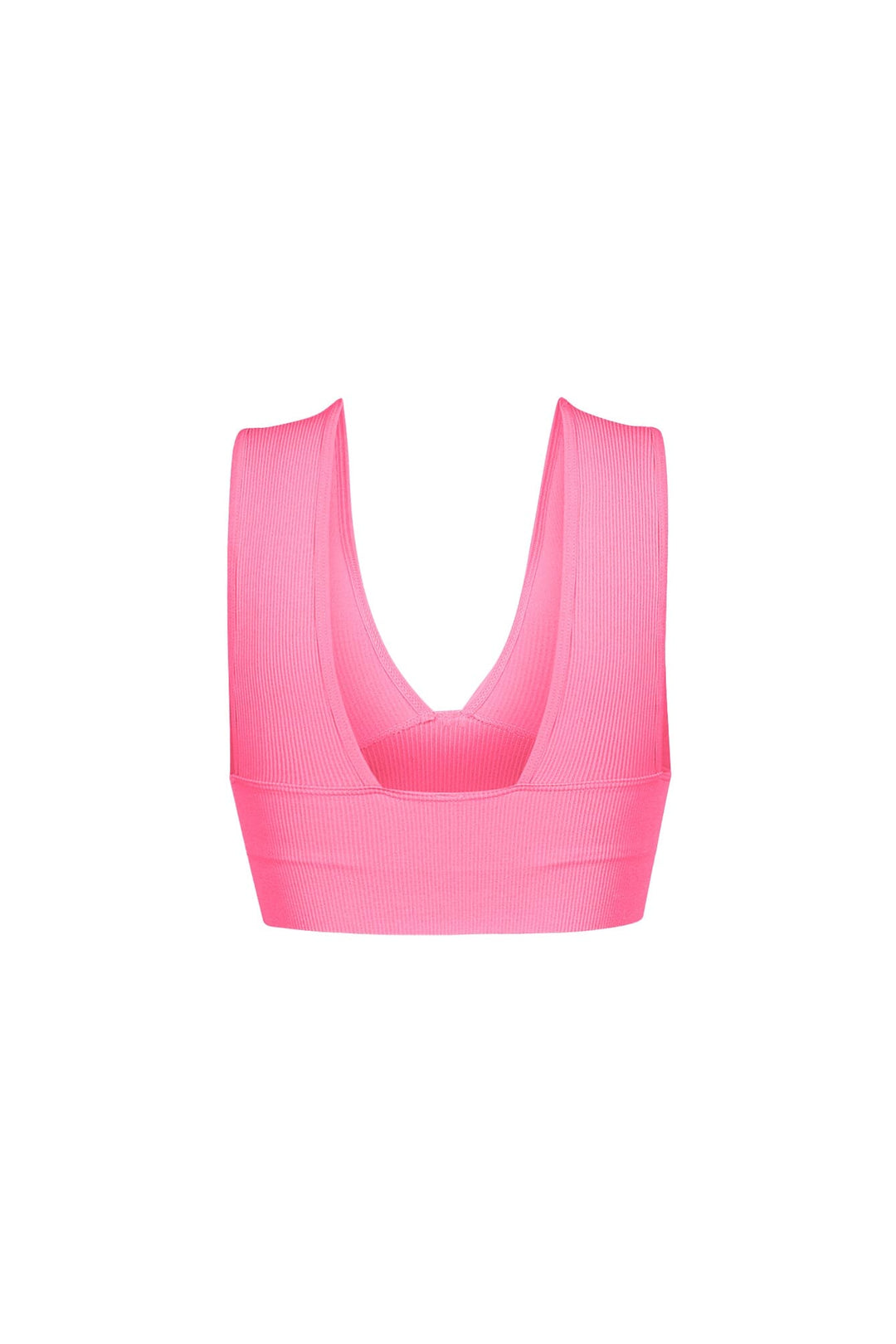 The Baby Ribbed Deep V-Neck Top