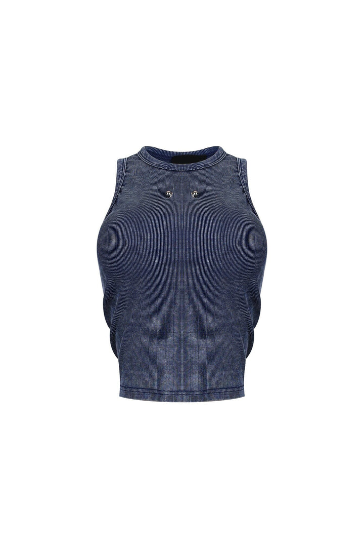 Mina Mineral Washed Metal Tank Top