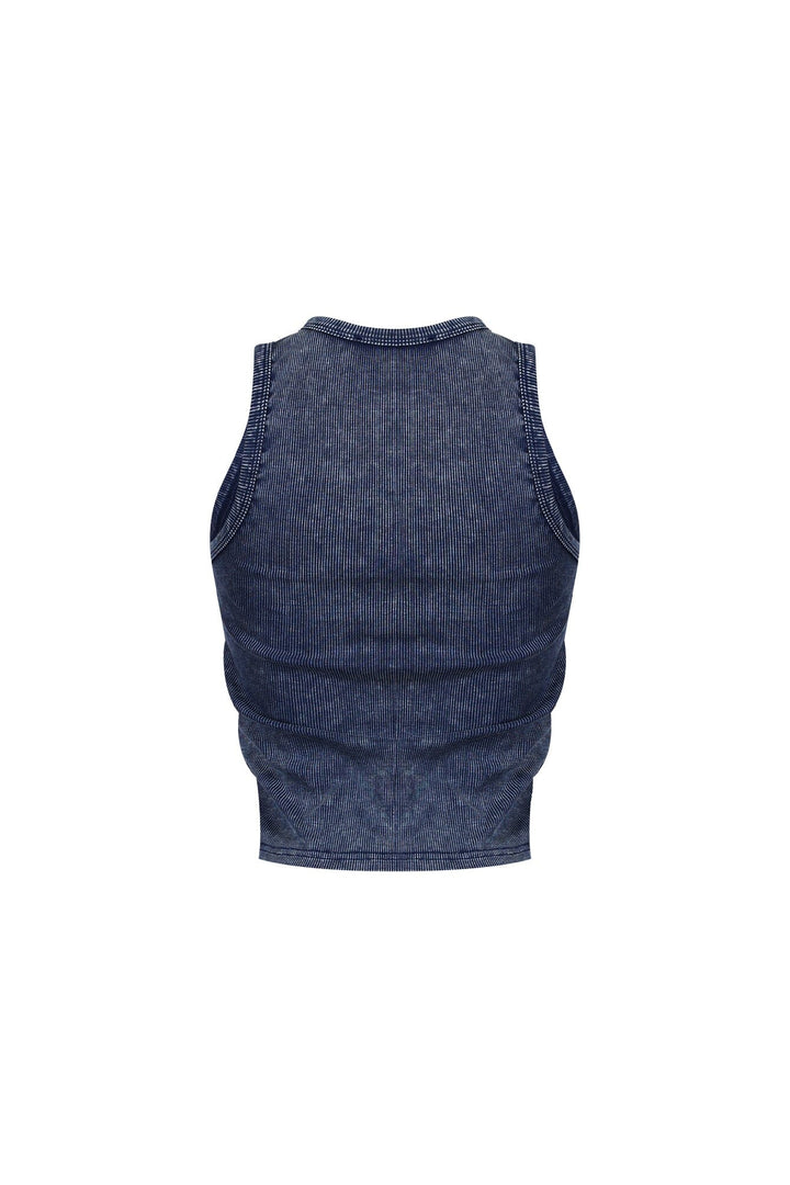 Mina Mineral Washed Metal Tank Top
