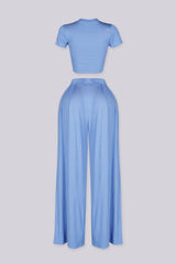 Ease Crop Top &amp; Pants SET
