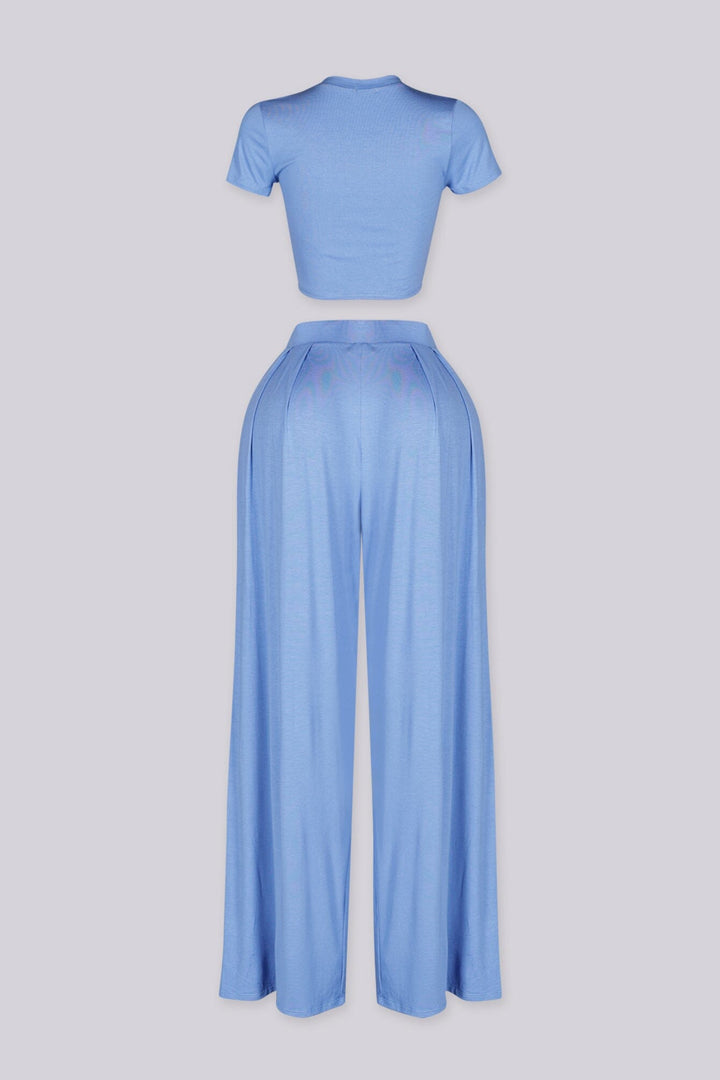 Ease Crop Top &amp; Pants SET