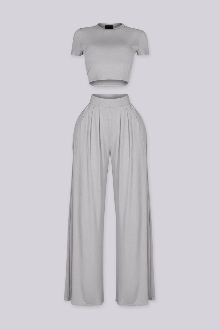 Ease Crop Top &amp; Pants SET