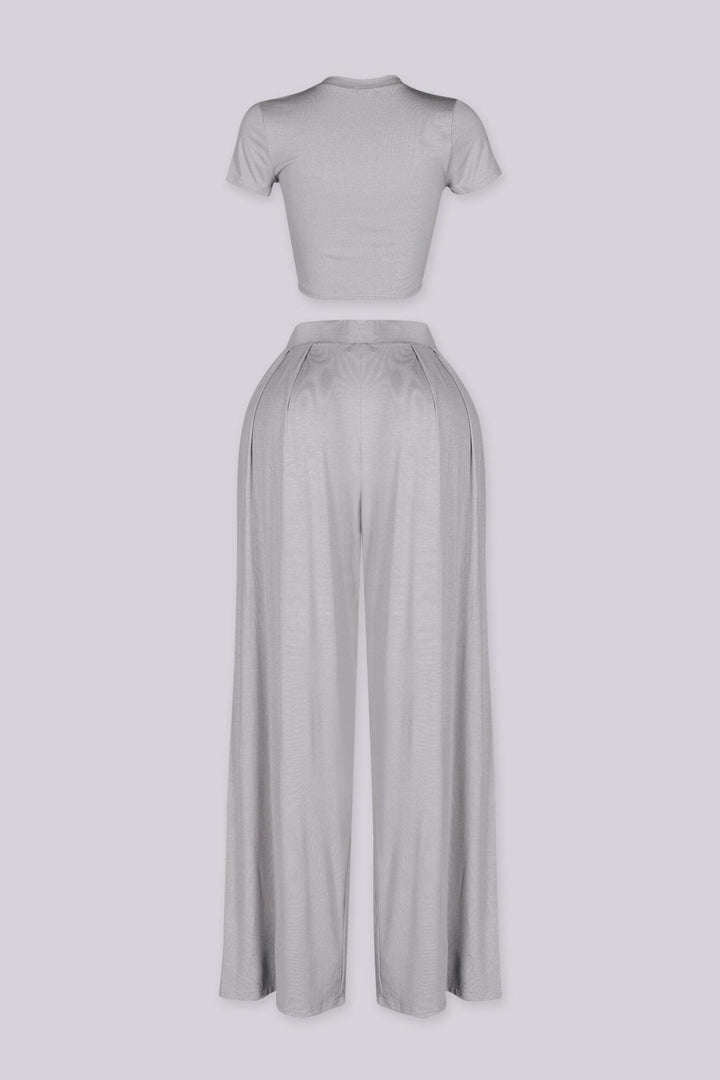 Ease Crop Top &amp; Pants SET