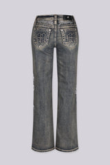 MISS ME Phantom Washed Denim Jeans