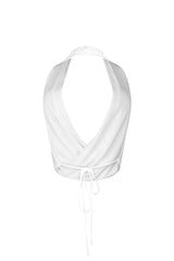 Francis Cowl Neck Back Tie Top