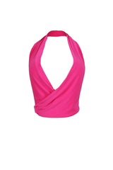 Francis Cowl Neck Back Tie Top