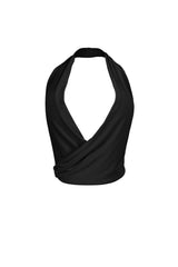 Francis Cowl Neck Back Tie Top